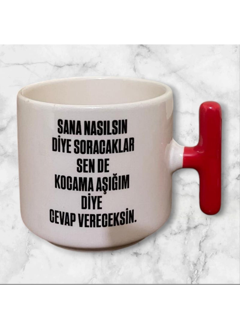 Game Fruy 2-Pack I'm in Love with My Wife - I'm in Love with My Husband Double-Sided T-Cup Red Handle  - Image 4