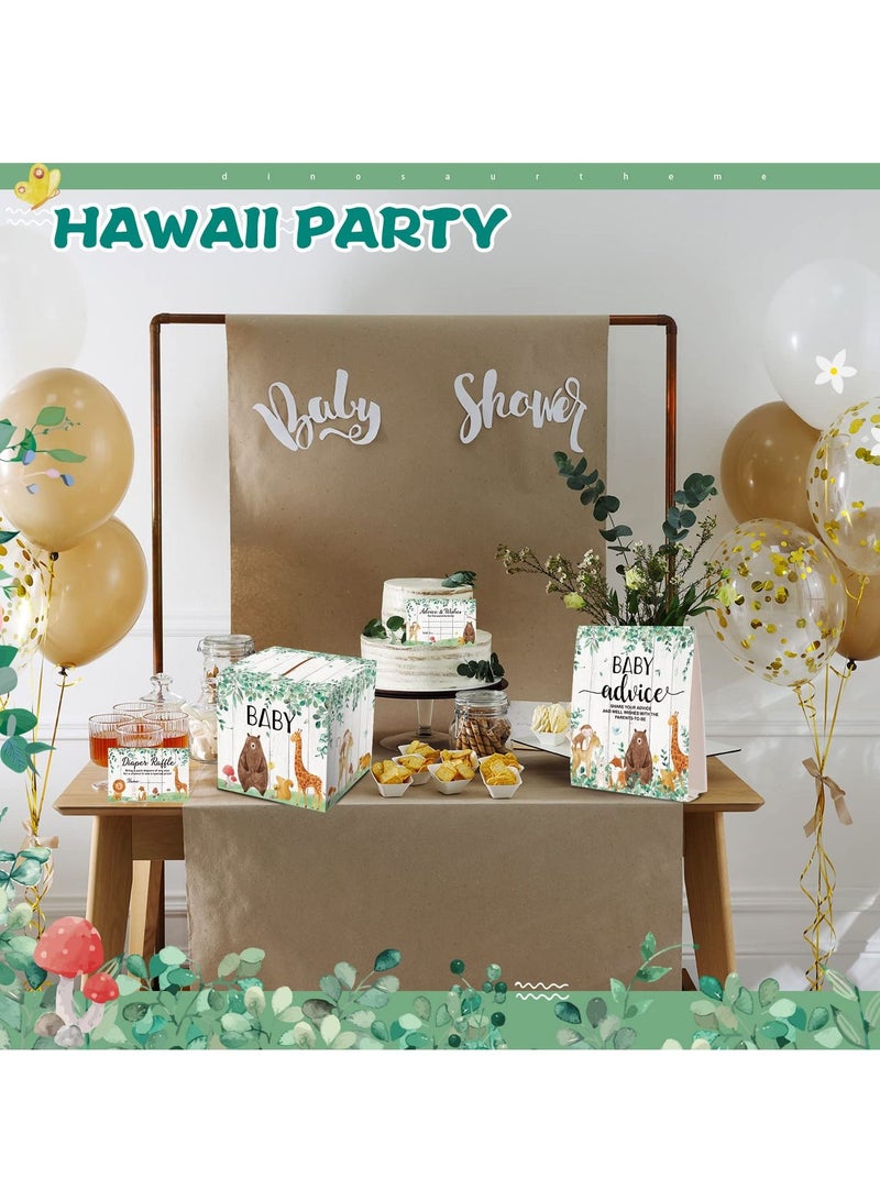 KASTWAVE Baby Gender Reveal Pull Out Game Box, Diaper Raffle Tickets with Baby Shower Holder Box Baby Party Decorations for Baby Shower,Birthday,Gender Reveal Baby Shower Game Kit - Image 4