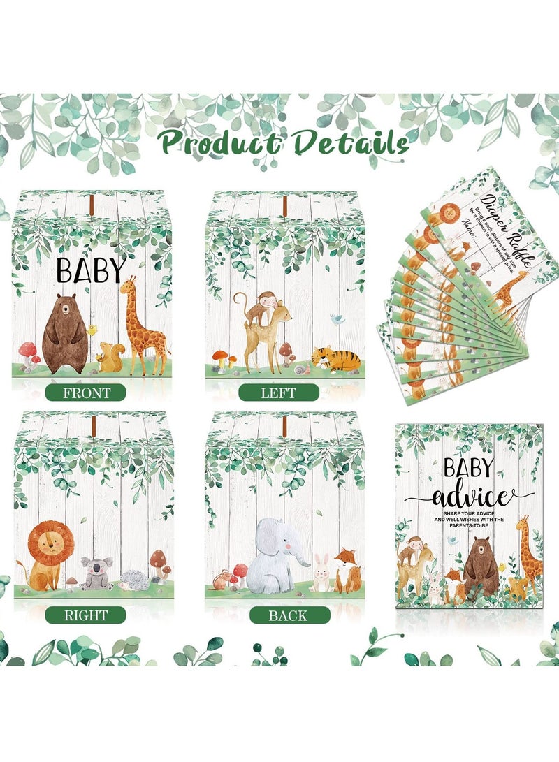 KASTWAVE Baby Gender Reveal Pull Out Game Box, Diaper Raffle Tickets with Baby Shower Holder Box Baby Party Decorations for Baby Shower,Birthday,Gender Reveal Baby Shower Game Kit - Image 5