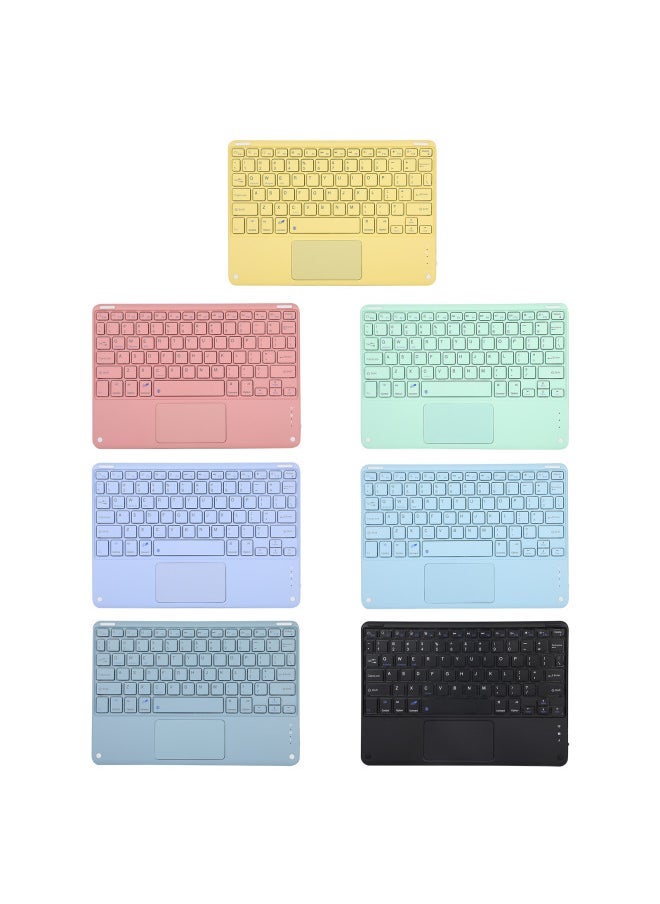 For Huawei Lenovo Tablet PC Bluetooth Keyboard 10 Inch Touch Keyboard Thai Spanish-Color:Sky Cloud Blue-Product Type:English + Taiwan Phonetic - Image 2
