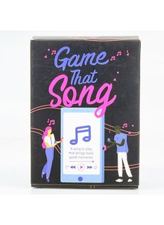 NIBEMINENT Game That Song Full English Music Game Adult Party Card Game Party Board Game  - Image 1