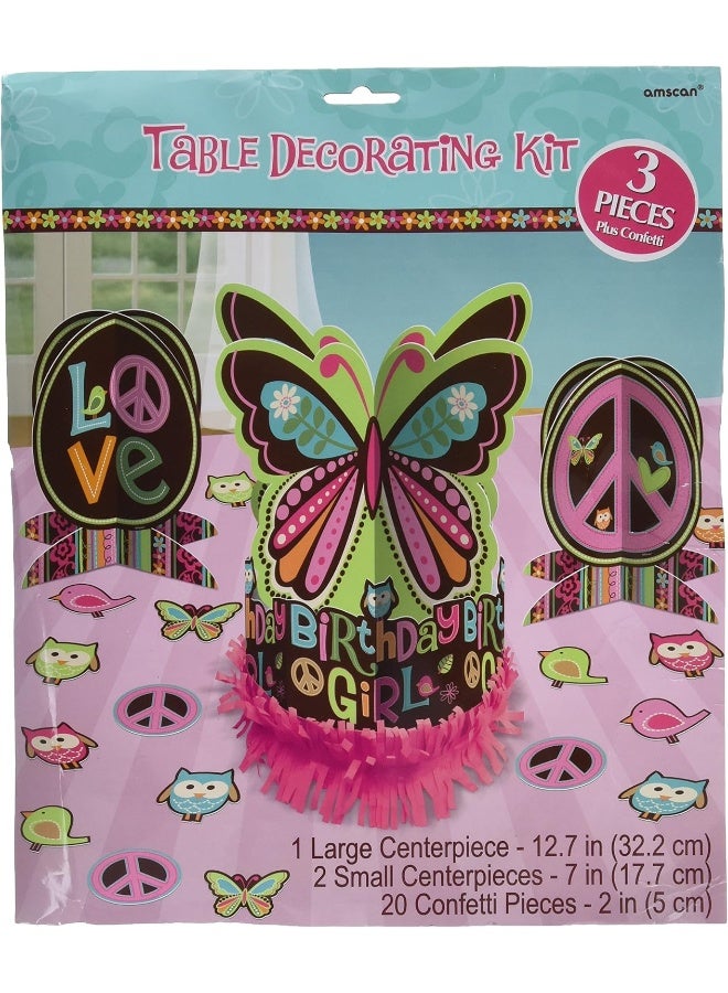 Amscan Hippie Chick Table Decorating Kit - Image 1