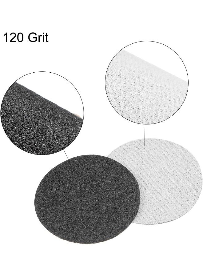 uxcell uxcell 2-Inch Hook and Loop Sanding Disc Wet/Dry Silicon Carbide 120 Grit 50 Pcs  - Image 3