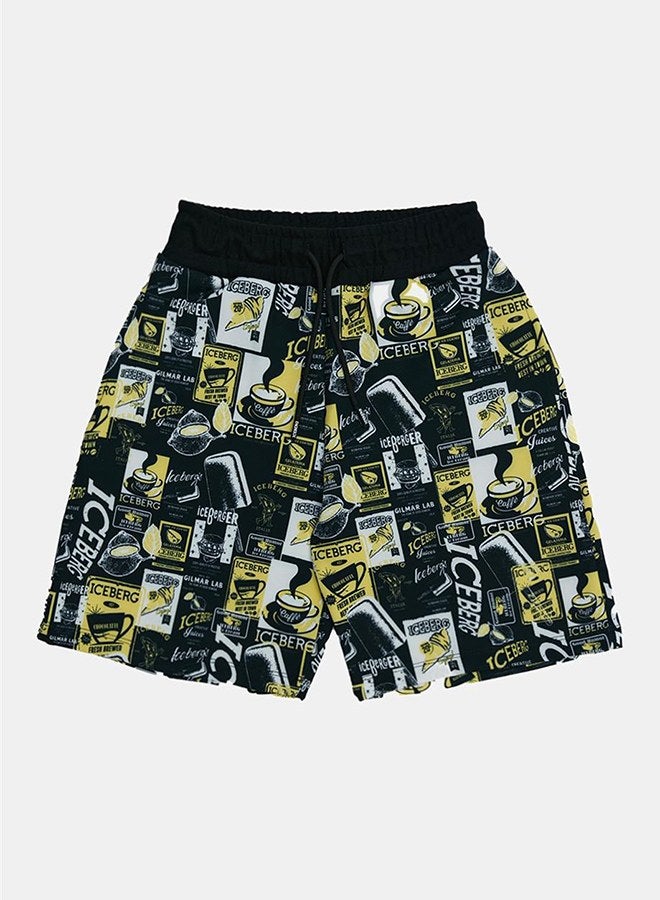 Iceberg Boy Black Shorts - Image 1