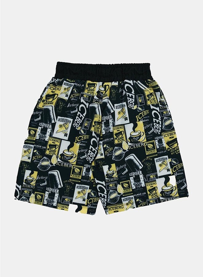 Iceberg Boy Black Shorts - Image 2