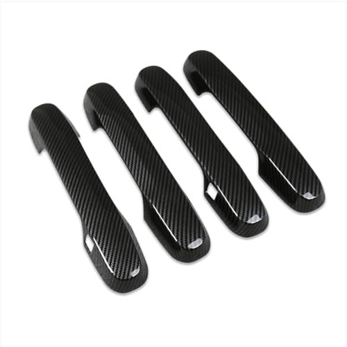 Beautost Fit for Honda New PilotPassport 2025 2026 Door Handle Cover Trims ABS Carbon Fiber Black - Image 1