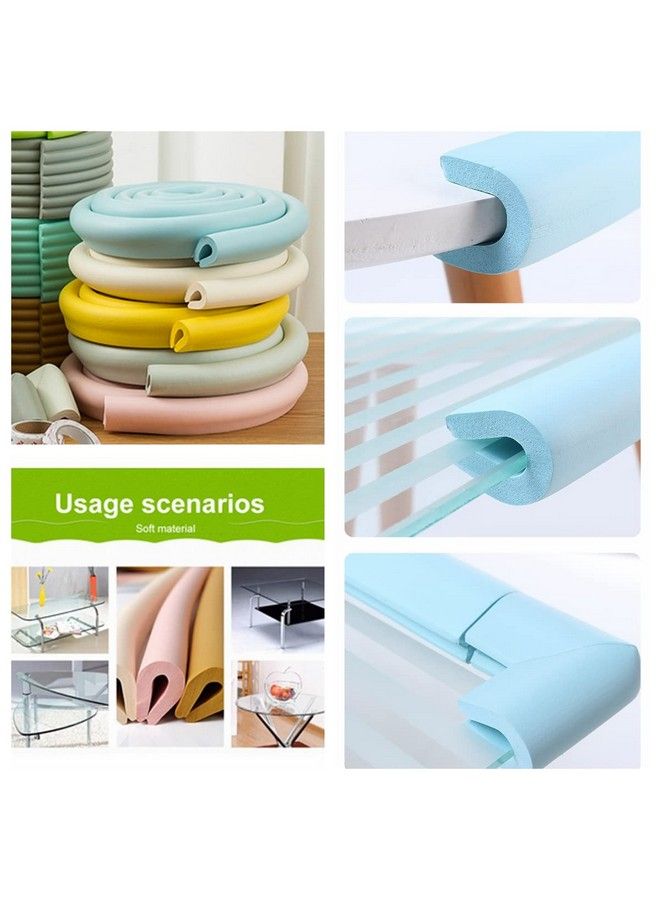 M2cbridge U Shape Extra Thick Furniture Table Edge Protectors Foam Baby Safety Bumper Guard 6.5 Ft (Grey (6.5Ft X 2)) - Image 5