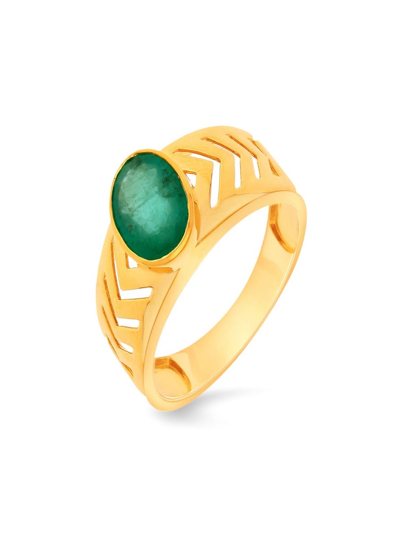 Malabar Gold and Diamonds 22 Carat 916 Purity Precia Gemstone Ring PGNBST015RN1 for Men  - Image 1