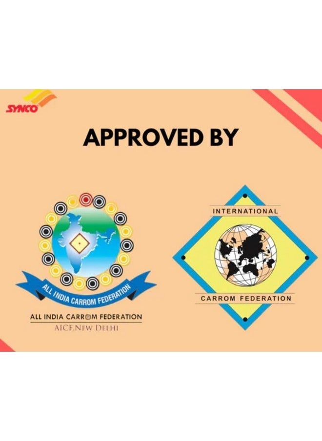 synco Synco Jumbo Extra Big Size Carrom Striker, Assorted Color, 1pcs (Eco 72X8 mm)  - Image 5