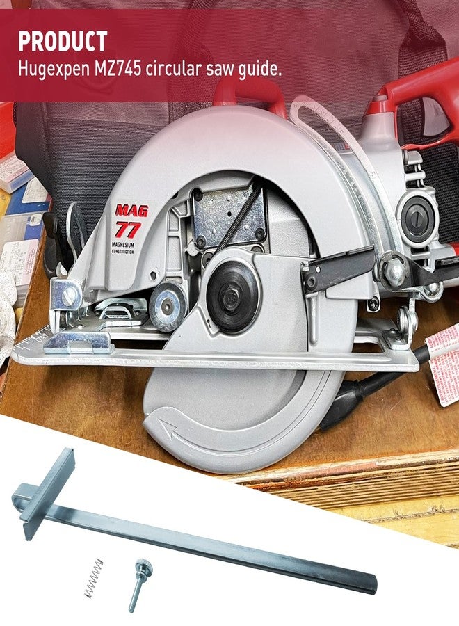 Hugexpen MZ745 Adjustable Circular Saw Rip Fence and Edge Guide Replaces for Skil 13896, 2 610 034 814 - Image 5