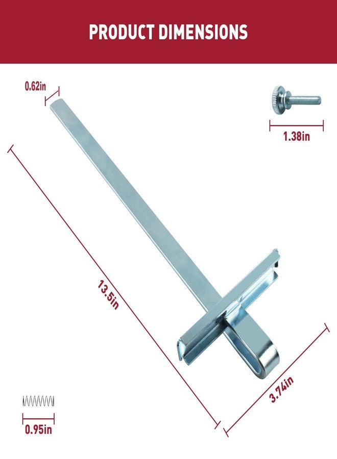 Hugexpen MZ745 Adjustable Circular Saw Rip Fence and Edge Guide Replaces for Skil 13896, 2 610 034 814 - Image 2