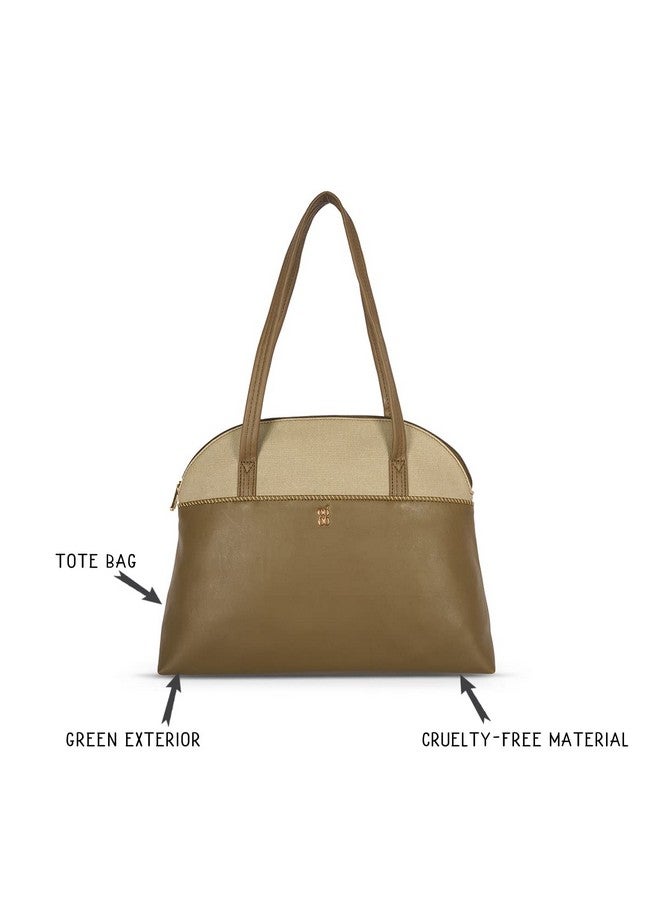 Baggit Women Green Bowling Handbag Medium Size | Ladies Stylish Casual Purse Bag - Image 2