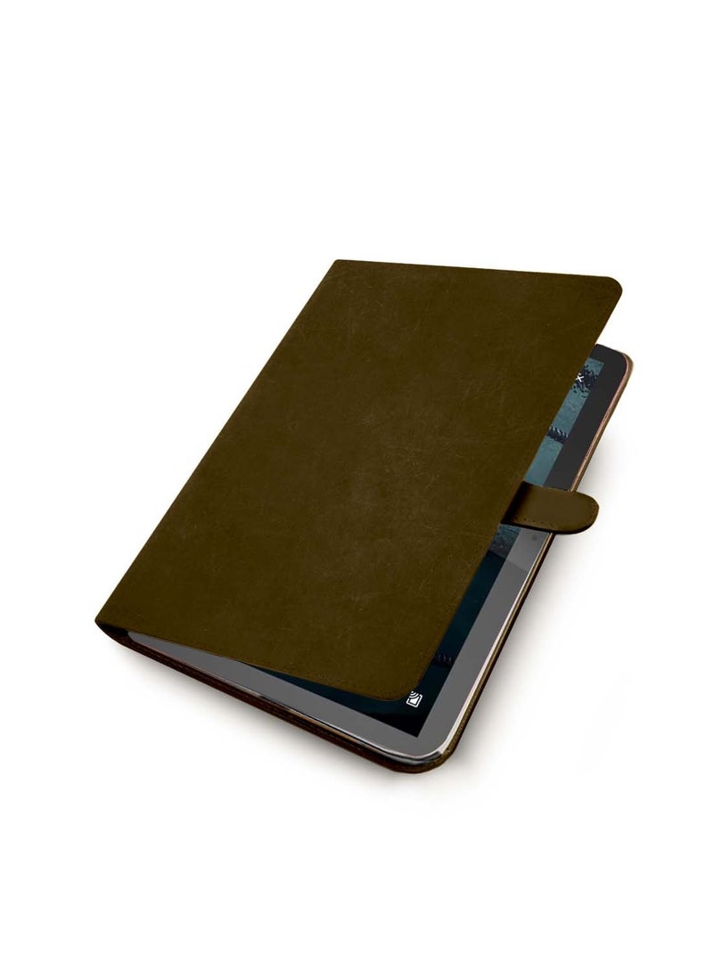 Wtech Apple iPad Air 2025 (7th Generation) M3 11 inch WTech PU Leather Magnetic Closure Flip Case Cover - Dark Brown - Image 5