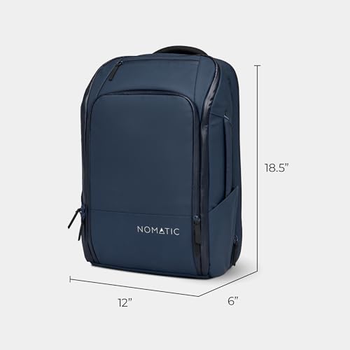 NOMATIC Travel Pack - 20L Water Resistant Laptop Bag - TSA-Ready Expandable Navy Backpack - Image 5