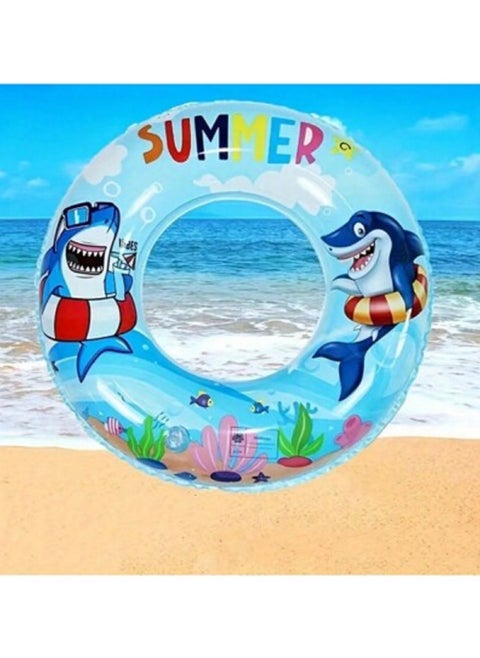 Inflatable round float for children - multi-shaped - multi-colored - for children 70 cm