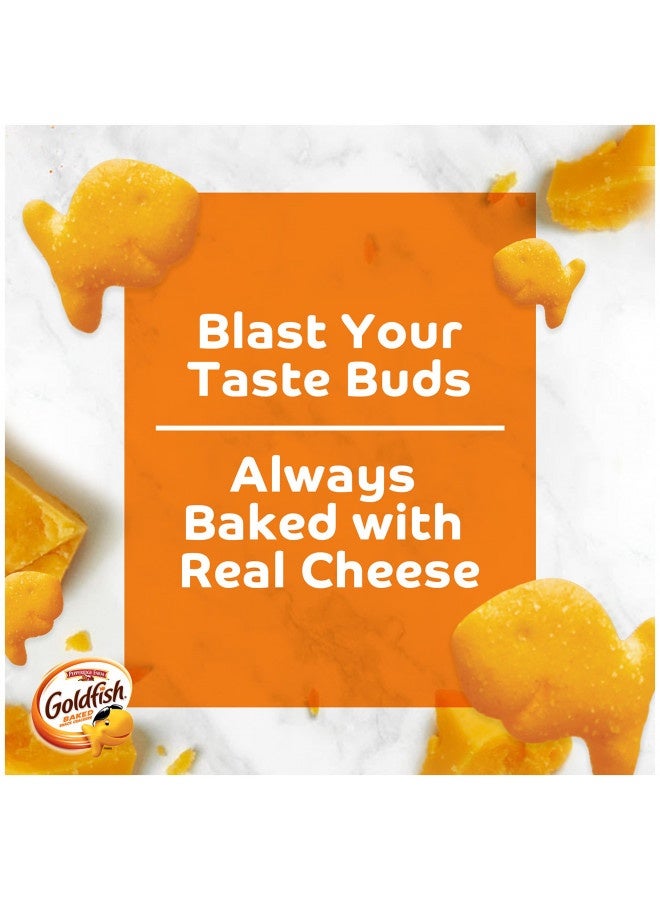 Pepperidge Farm Goldfish Flavor Blasted Xtra Cheddar Cheese Crackers, Baked Snack Crackers, 6.6 Oz Bag - Image 1
