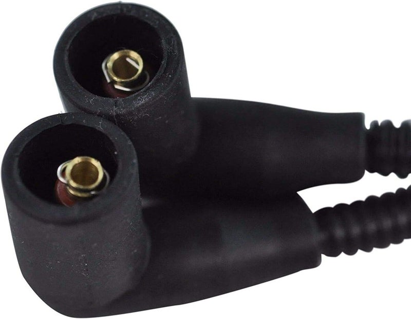 Quad Logic Ignition Coil Spark Plug Caps and Wires (Pair) – Fits Polaris RZR 900/1000, Turbo, RS1, and ACE 900 – Replacement for OEM 4014295, 4017694 - Image 2