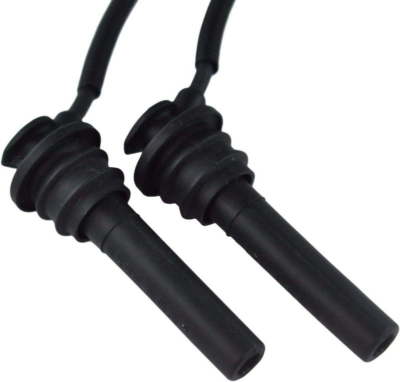 Quad Logic Ignition Coil Spark Plug Caps and Wires (Pair) – Fits Polaris RZR 900/1000, Turbo, RS1, and ACE 900 – Replacement for OEM 4014295, 4017694 - Image 3