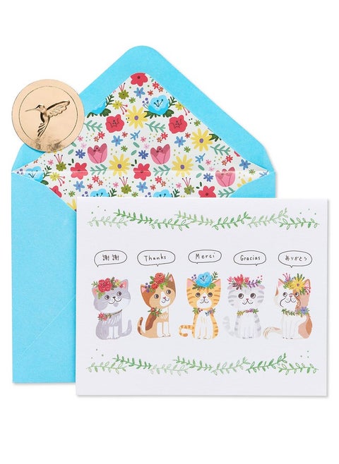 Thank You Cards With Envelopes Kittens (20Count)