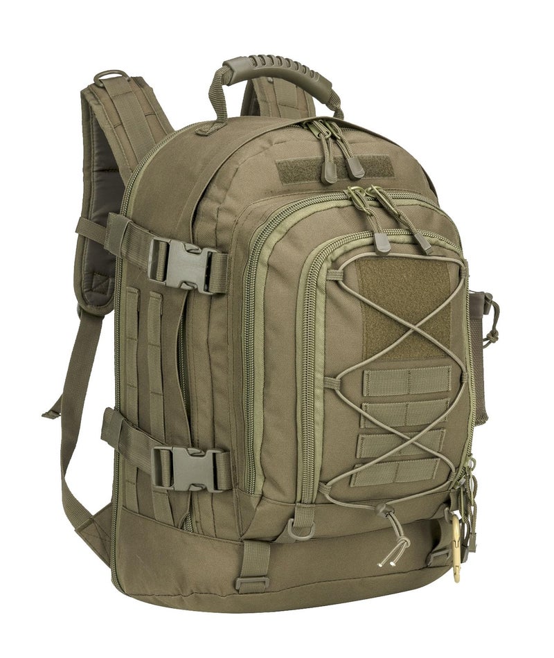 Miramrax Tactical Backpack Military Hiking Daypack - Molle Backpack for Men 3 Day Assault Pack Bug Out Bag for Camping Travel Army Hunting Gym Rucksack Survival (Green) - Image 1