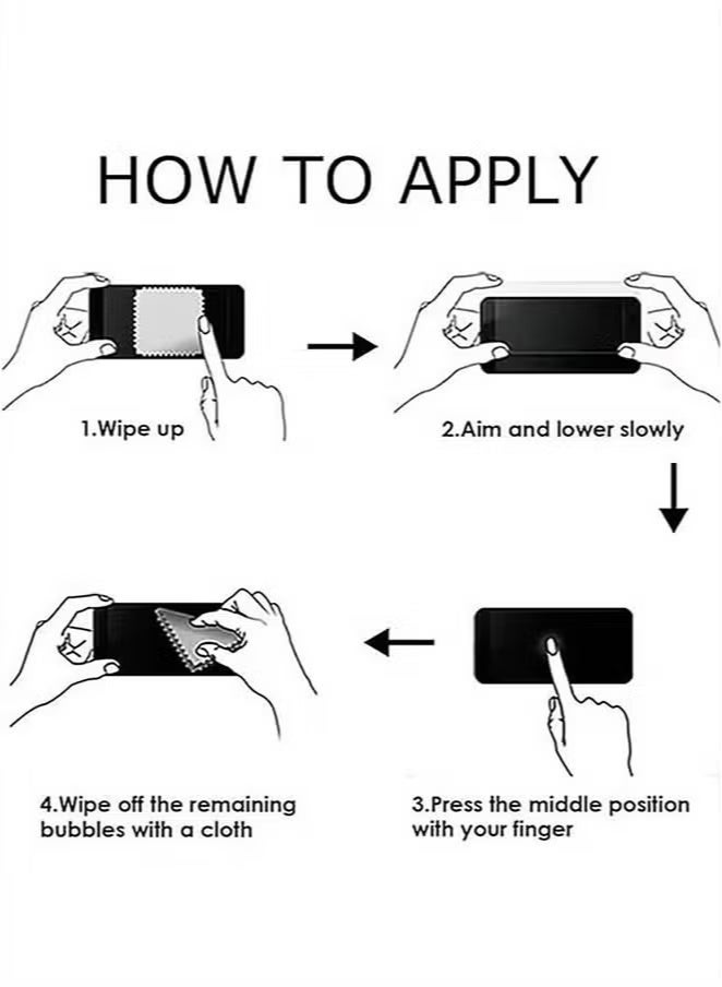 JAJEEK 2 Pcs Screen Protector Compatible with Motorola Edge 50 5G – 9H Tempered Glass Film, HD Clear Display Protection, Bubble Free Installation, Anti Scratch Screen Guard - Image 5