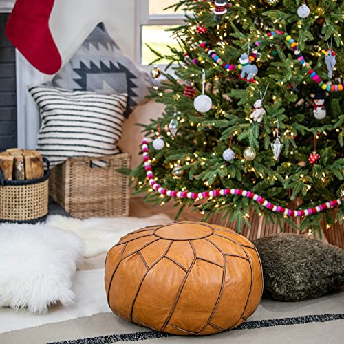 Moderner Pouf Ottoman Pumpkin Color - Image 5