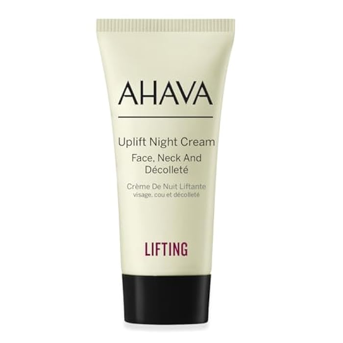 AHAVA Uplift Night Cream - Rich, Melting Night Cream to Lift, Firm & Tighten Skin, Anti-Aging Effect by Reducing Deep Wrinkles, Enriched with Exclusive Osmoter, Tripeptide 38 & Shea Butter, 0.50 fl.oz