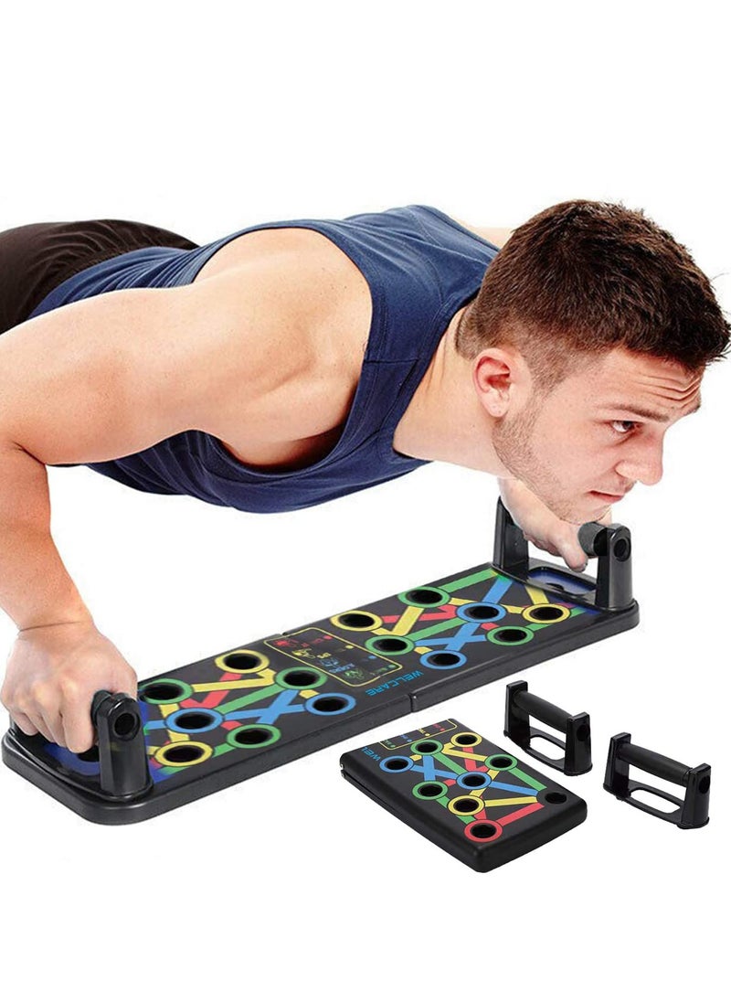 Generic Convenient Removable PushUp Board MultiFunctional Bodybuilding Workout Tool Fitness PushUp Rack for Men and Women Home Gym Equipment  - Image 1