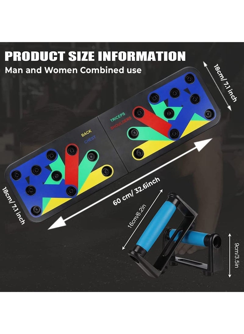 Generic Convenient Removable PushUp Board MultiFunctional Bodybuilding Workout Tool Fitness PushUp Rack for Men and Women Home Gym Equipment  - Image 2