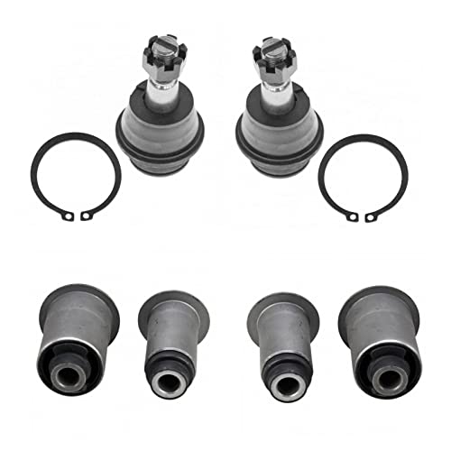 TRQ Front Suspension Kit Ball Joint Control Arm Bushing Set Compatible with 2002-2005 Dodge Ram 1500 - Image 1