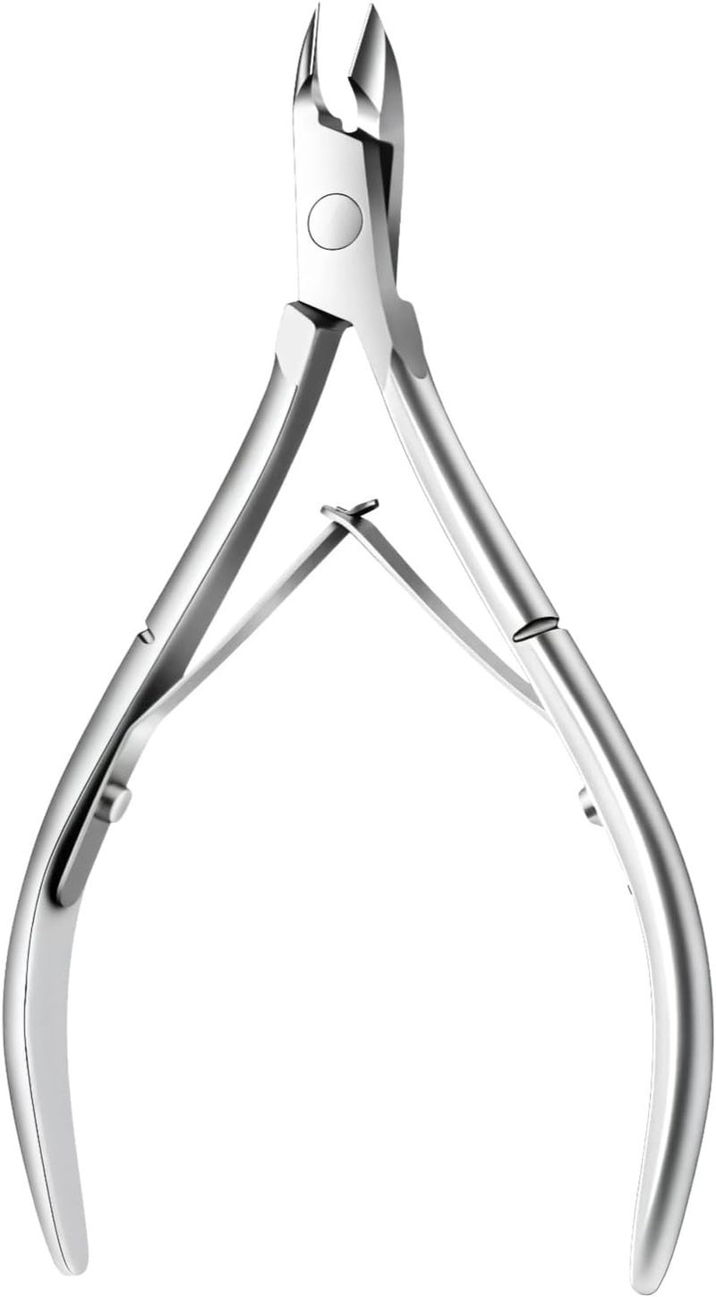 Stainless Steel Cuticle Nippers Professional, Nail Cutter Precision With Grip Comfortable, For Home Use And Salon, 4.1 In / 10.6 Cm, 0.07/34 G, Ideal Dead Skin Removal For - Image 1
