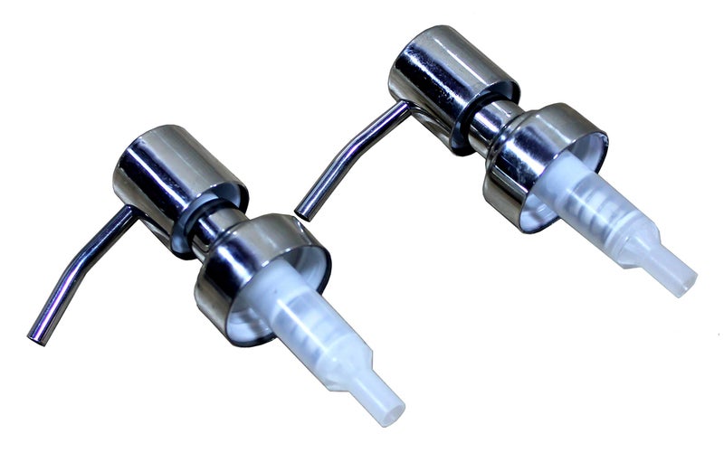 KLEO Stainless Steel Liquid Soap Dispenser Replacement Pump | Soap Pump | Lotion Pump - Pack of 2 - Image 3