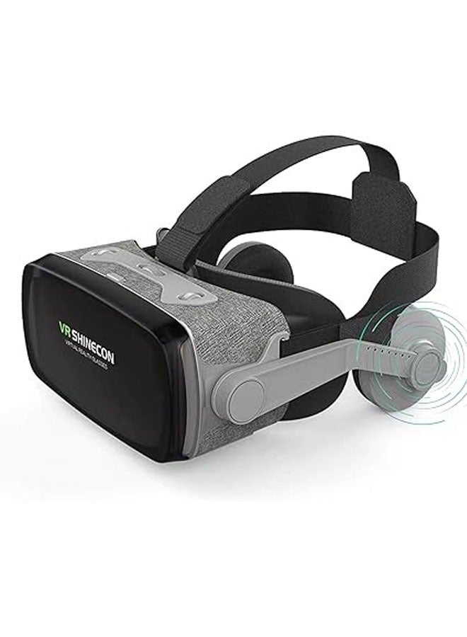 General 3D Universal Virtual Reality Glasses for Android Phone iOS 3.5-7", Virtual Reality Glasses with Blue Light Lenses and Noise Cancelling Headphones, Children's Gifts, etc  - Image 1