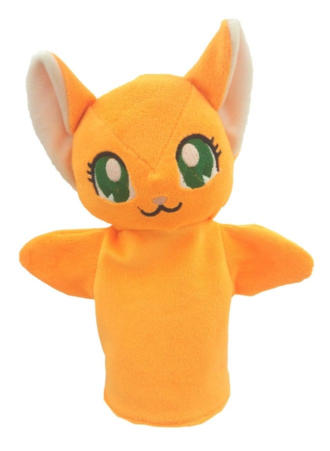 Elfactory Cat Hand Puppet for Kids - Educational Storytelling Interactive Plush Animal Hand Puppet for Learning (4-8 inches) (Cat (Luna)) - Image 1