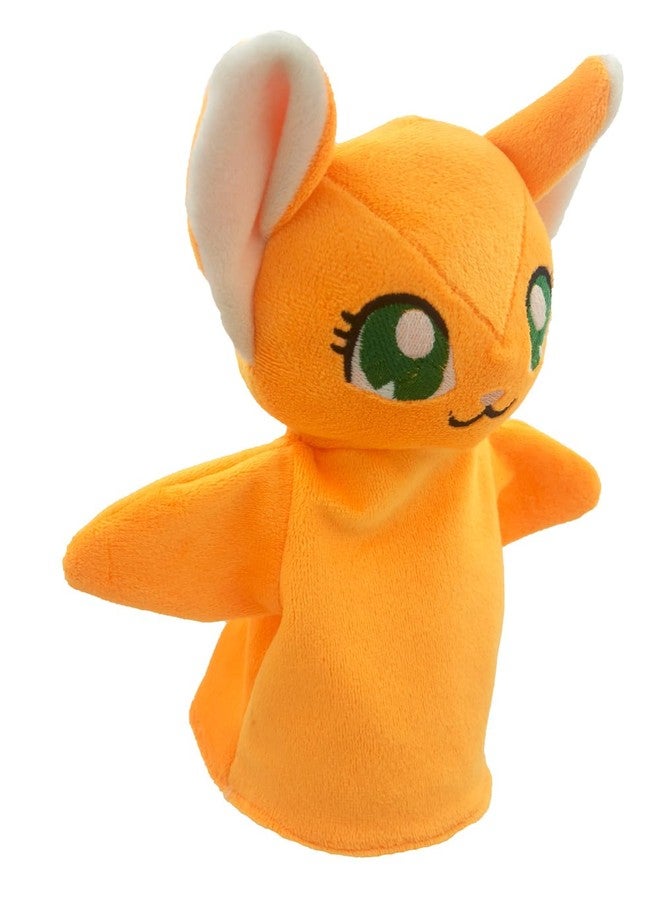 Elfactory Cat Hand Puppet for Kids - Educational Storytelling Interactive Plush Animal Hand Puppet for Learning (4-8 inches) (Cat (Luna)) - Image 2