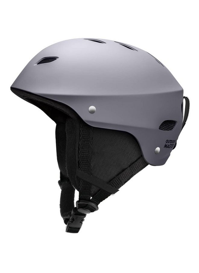 OutdoorMaster Kelvin Ski Helmet Snowboard Helmet For Men Women & Youth (Grayl)  - Image 1