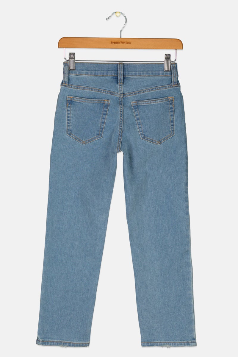 GAP Kids Boy Washed Stretchable Denim, Blue - Image 2