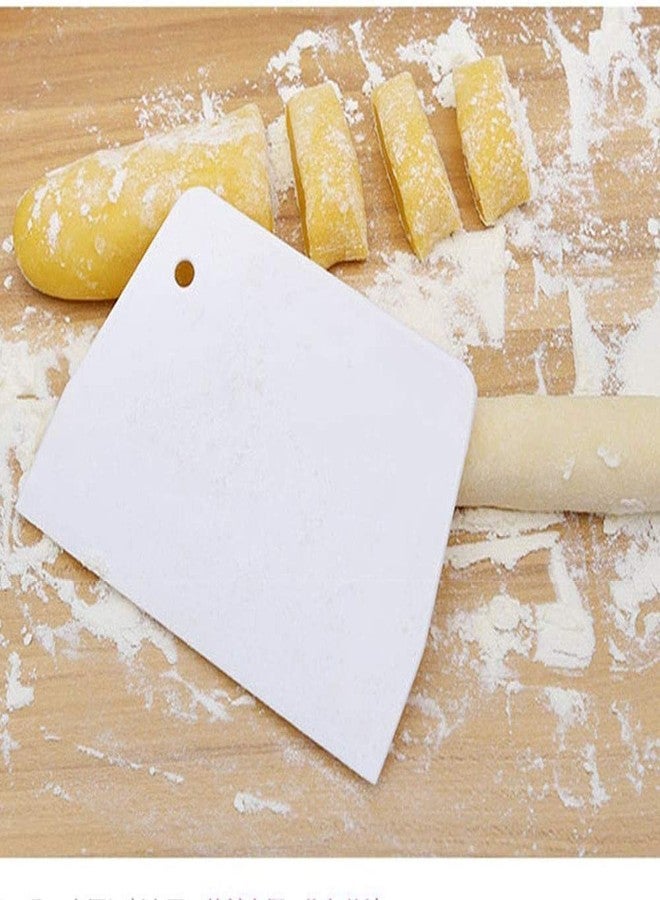 Bakers Pardise Dough Scraper Bowl Scraper, Food Safe Plastic Dough Cutter, Flexible Plastic Scraper, Multipurpose Food Scrappers for Bread Dough Cutting, (Pack of 1) (N_Shape, Pack of 1) - Image 5