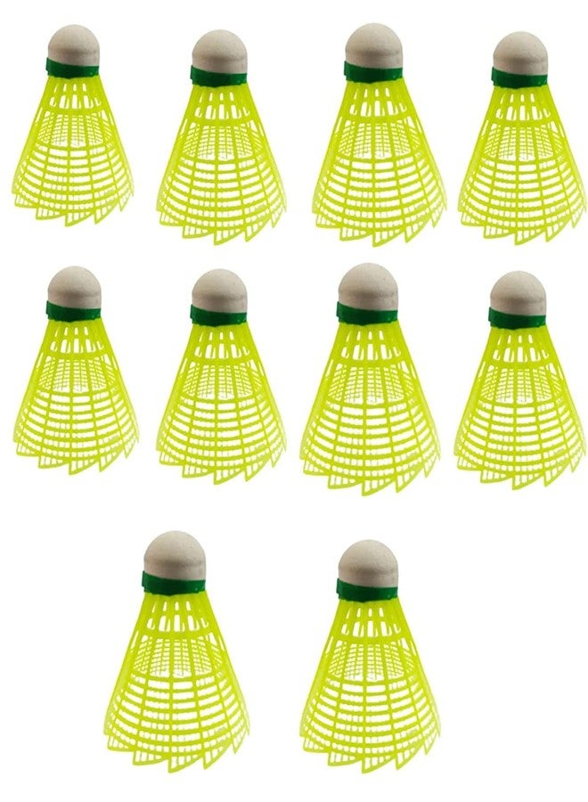 Benstar Shuttlecock Plastic (Pack of 10) Badminton Plastic Shuttlecock - Image 2