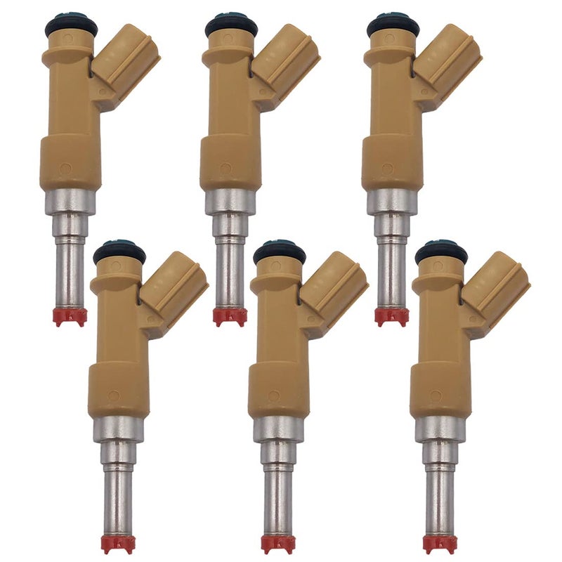 EPSIRMP 2325031100 6pcs Set Fuel Injectors Compatible with Toyota Land Cruiser Prado 20082012