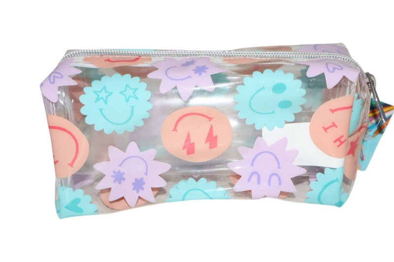 باول كريتيف مقلمة  Happy Face Clear - PVC رقم PM23076 - Image 1