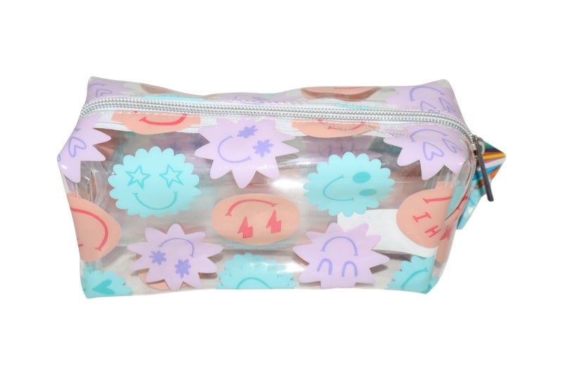 باول كريتيف مقلمة  Happy Face Clear - PVC رقم PM23076 - Image 2