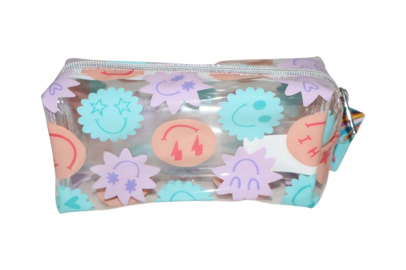 باول كريتيف مقلمة  Happy Face Clear - PVC رقم PM23076 - Image 3