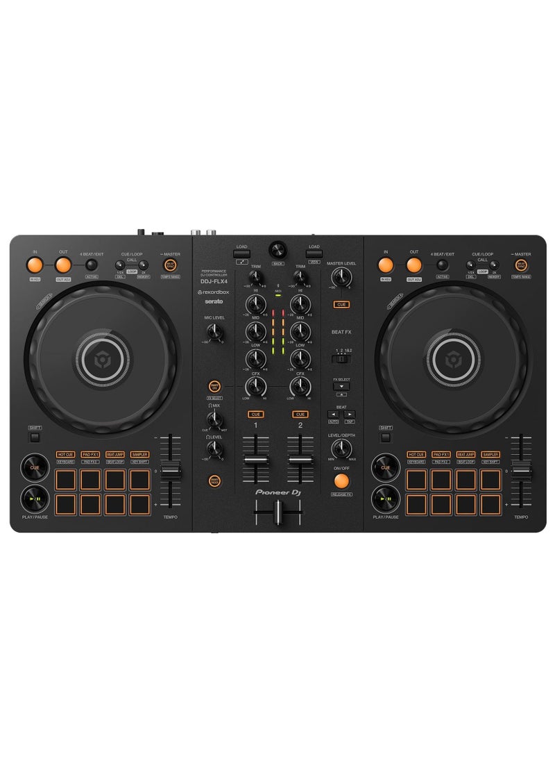 Pioneer DJ وحدة تحكم DJ Pioneer DJ DDJ-FLX4 ثنائية القناة لتطبيقات DJ المتعددة - Image 1