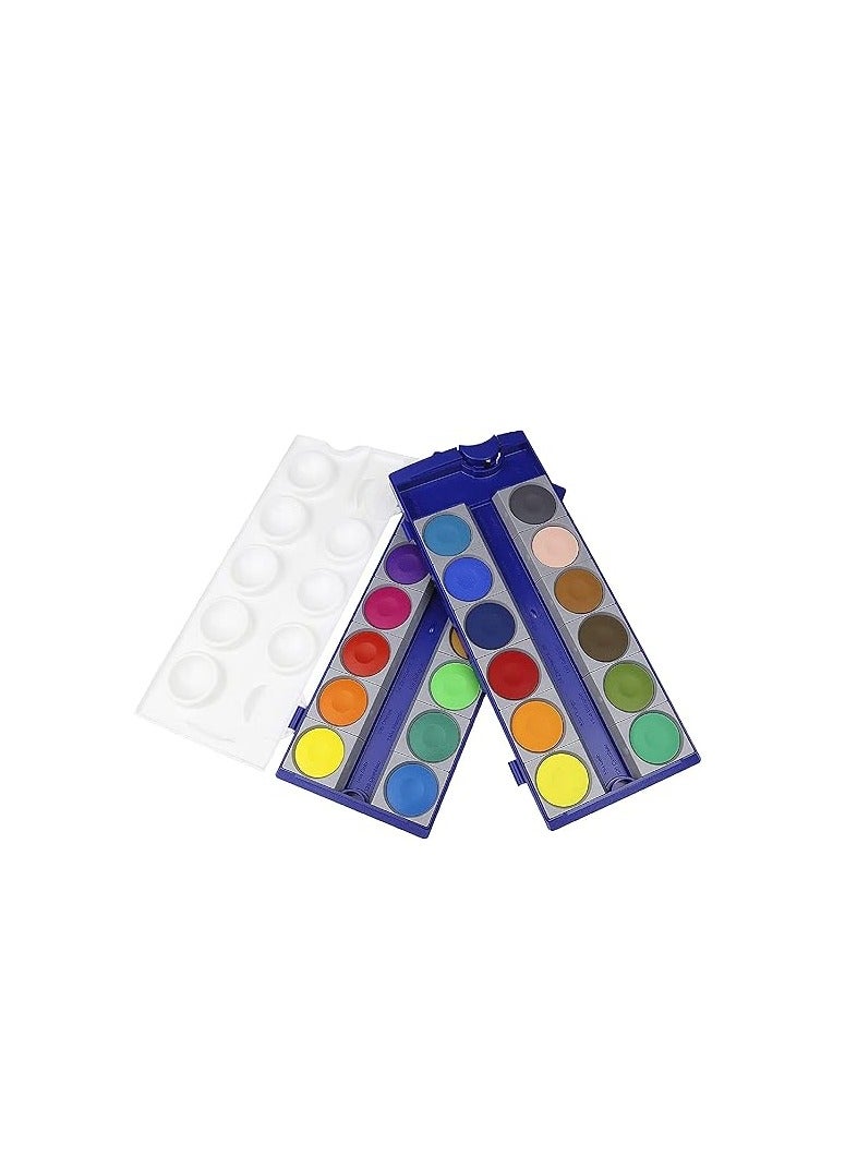 Pelikan Paint Box K24, 24 Quality Colours and 1 Tube Opaque White (7.5 ml) (Painting Set I) - Image 2