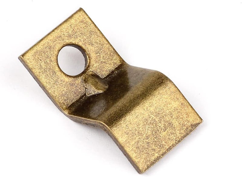 JCHL Table Desk Top Fasteners with Screws Bronze Heavy Duty Z Table Top Connectors Table ClipsTable Top Brackets 20 Packs Set Include 20 Clips and 20 Screws Bronze20  - Image 4