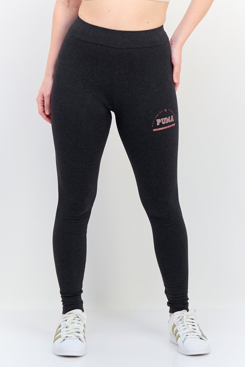 PUMA Women Sportswear Fit Pull On Training Leggings, Dark Grey - Image 1
