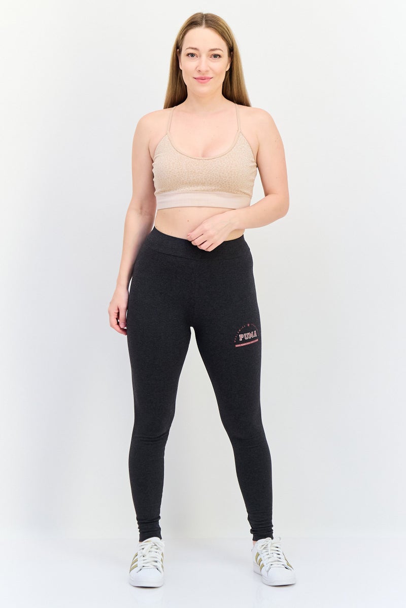 PUMA Women Sportswear Fit Pull On Training Leggings, Dark Grey - Image 3