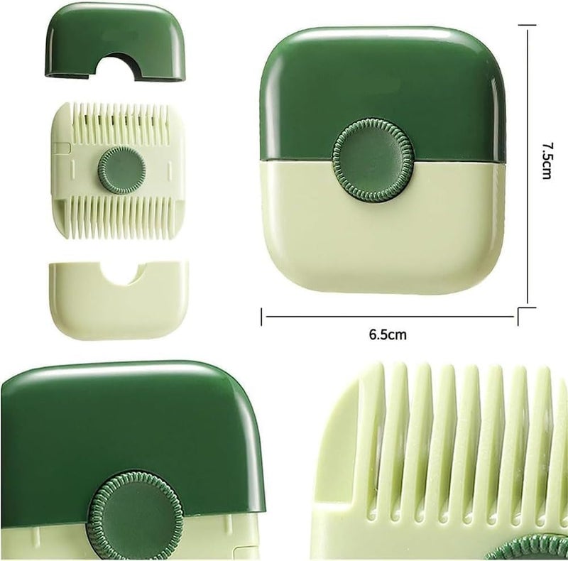 SHOPER ZONE 2-in-1 Hair Cutter Comb for Unisex – Double-Sided Razor Hair Cutting Comb for Baby, Bangs & Styling – Hair Clipper & Comb Tool for Women Men (MultiColor) (Pack of 1) - Image 2