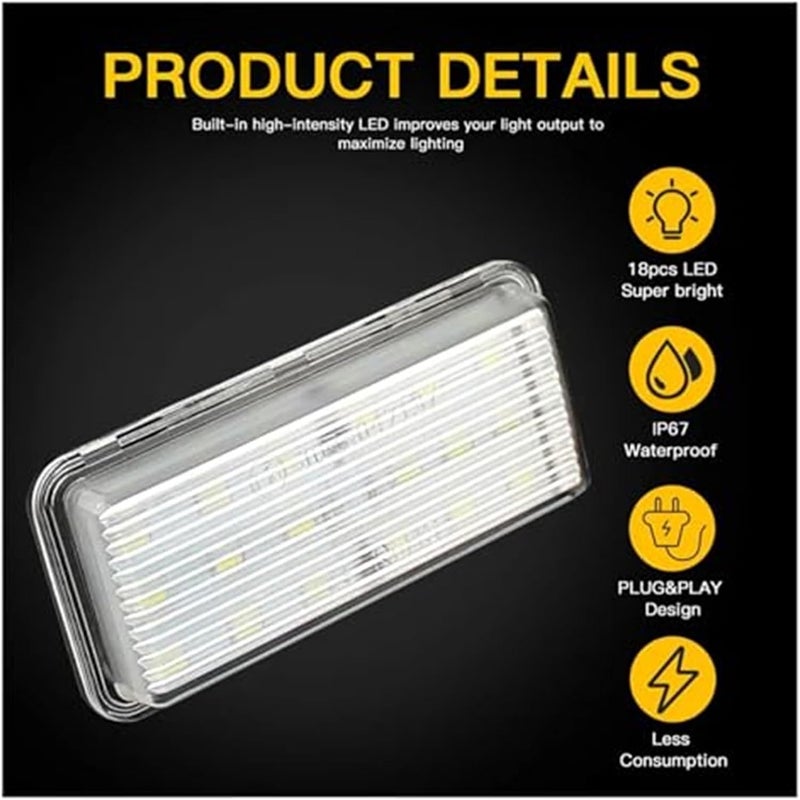 Vuzmode 2Pcs 12V Canbus Car License Plate Light - Image 4